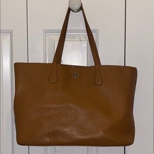 Tori Burch brown leather tote
